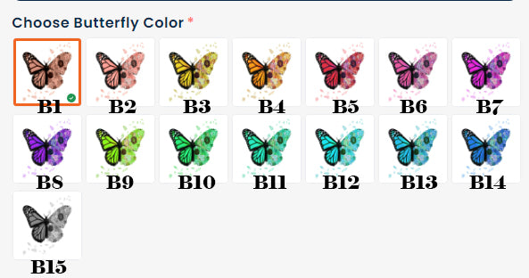 Mom - Butterfly Version - Personalized Flower Shadow Box With LED Light Mother's Day Birthday Gifts for Mom Wife from Daughter, Son, Husband and Keepsake