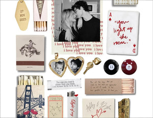 Printable Matchbox Matchbook Couples Custom Poster Personalized Anniversary Valentines Birthday Gift Canvas Neutral Dorm Wall Decor