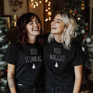 You Scumbag, You Maggot - Couple Matching Christmas Shirt SweatShirt Hoodie Christmas Gift For Couple