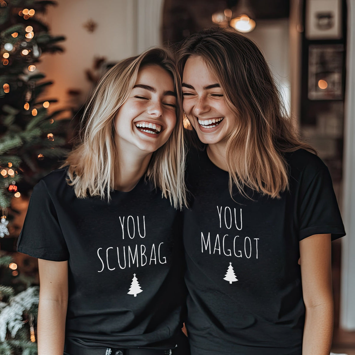 You Scumbag, You Maggot - Couple Matching Christmas Shirt SweatShirt Hoodie Christmas Gift For Couple