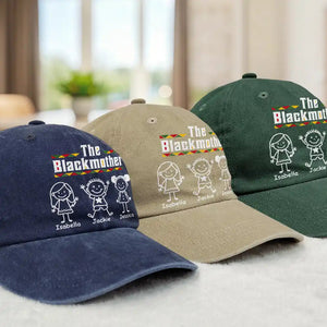 Stick Figures The Blackfather - Personalized Vintage Classic Cap