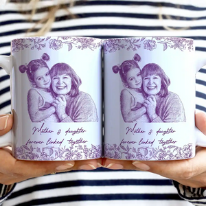 Custom Photo Pencil Sketch The Love Between Mother & Daughter - Personalized White Mug TG276-CIN4242-Mockupweb1.png