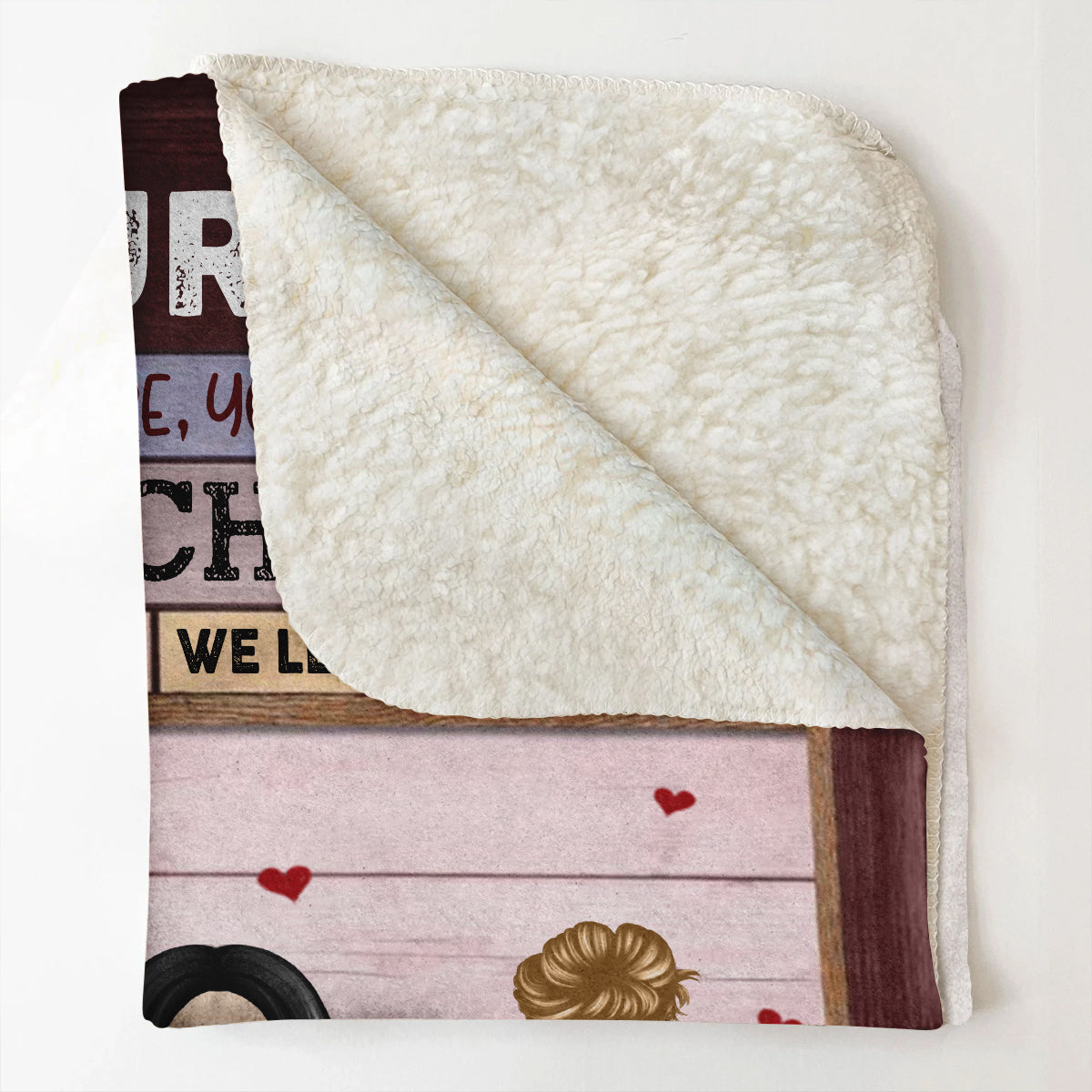 To My Mom Pink Pretty Mother & Daughter - Personalize Blanket - Mother's Day, Gift For Mother