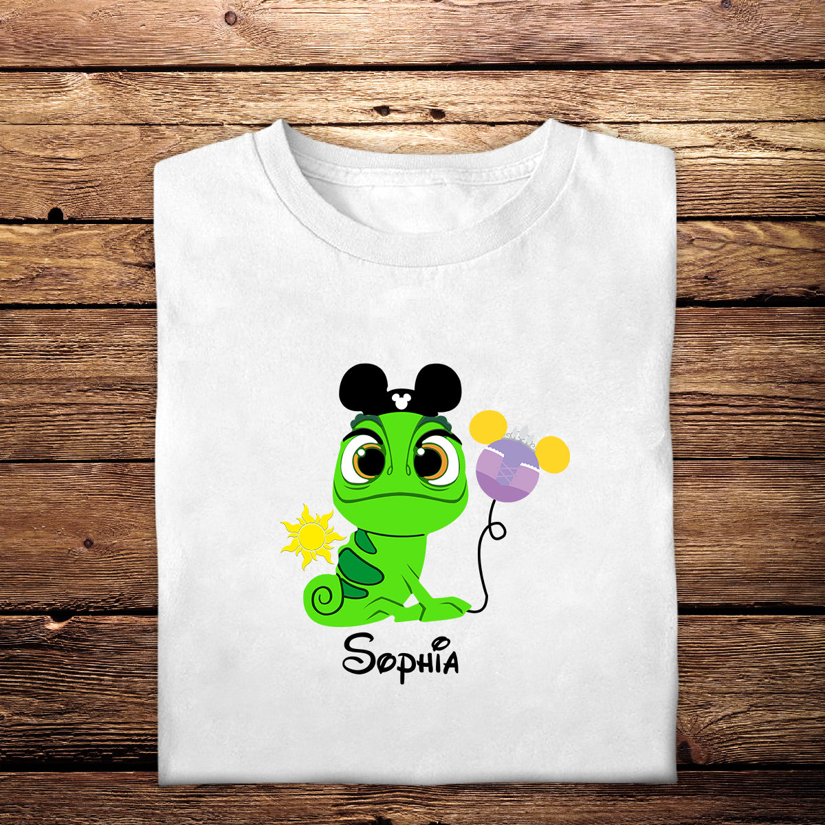 Tangled Pascal Mouse Ears - Personalized Apparel - Gift For Family