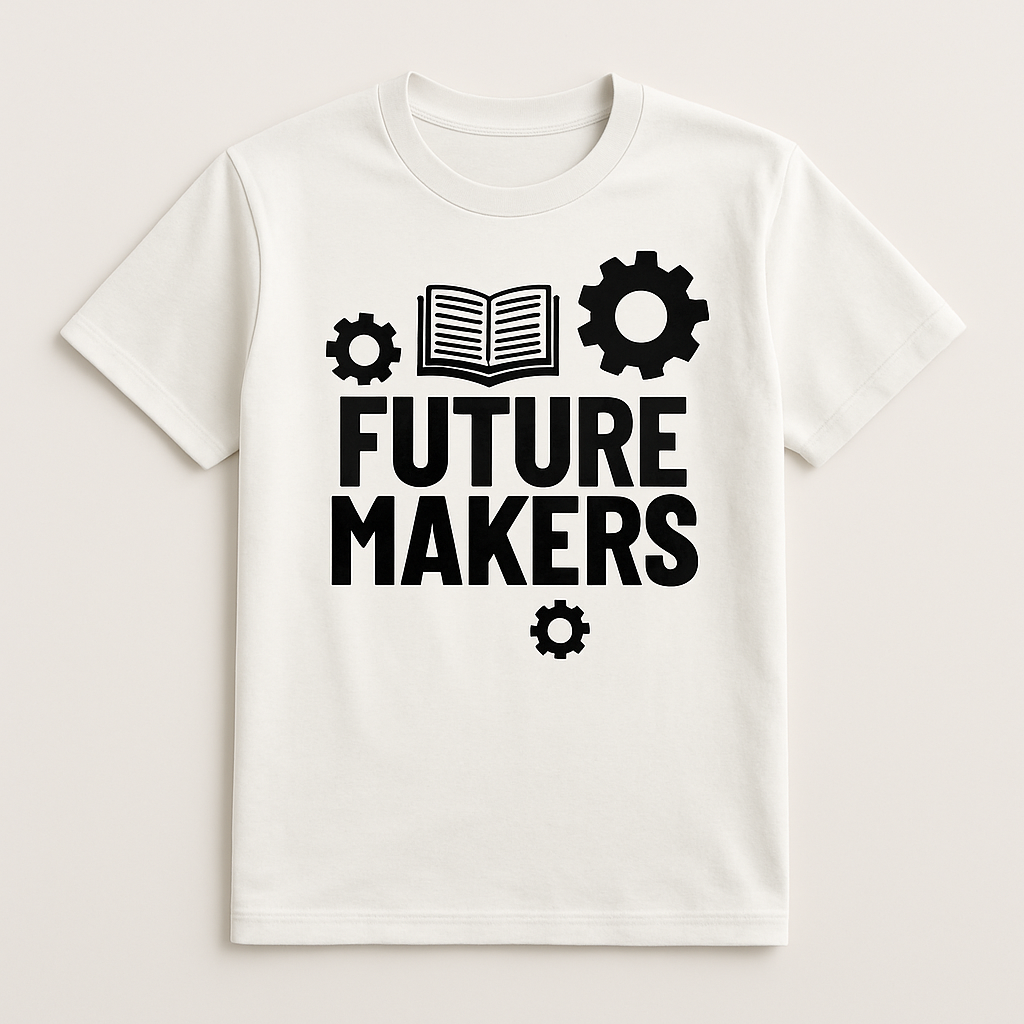 Future Makers Teacher T-Shirt – Inspirational Book & Gear Design, Perfect Gift for Educators, Teacher Life Shirt Teacher%20Life%20prompt%2017%20studio%20mockup.png