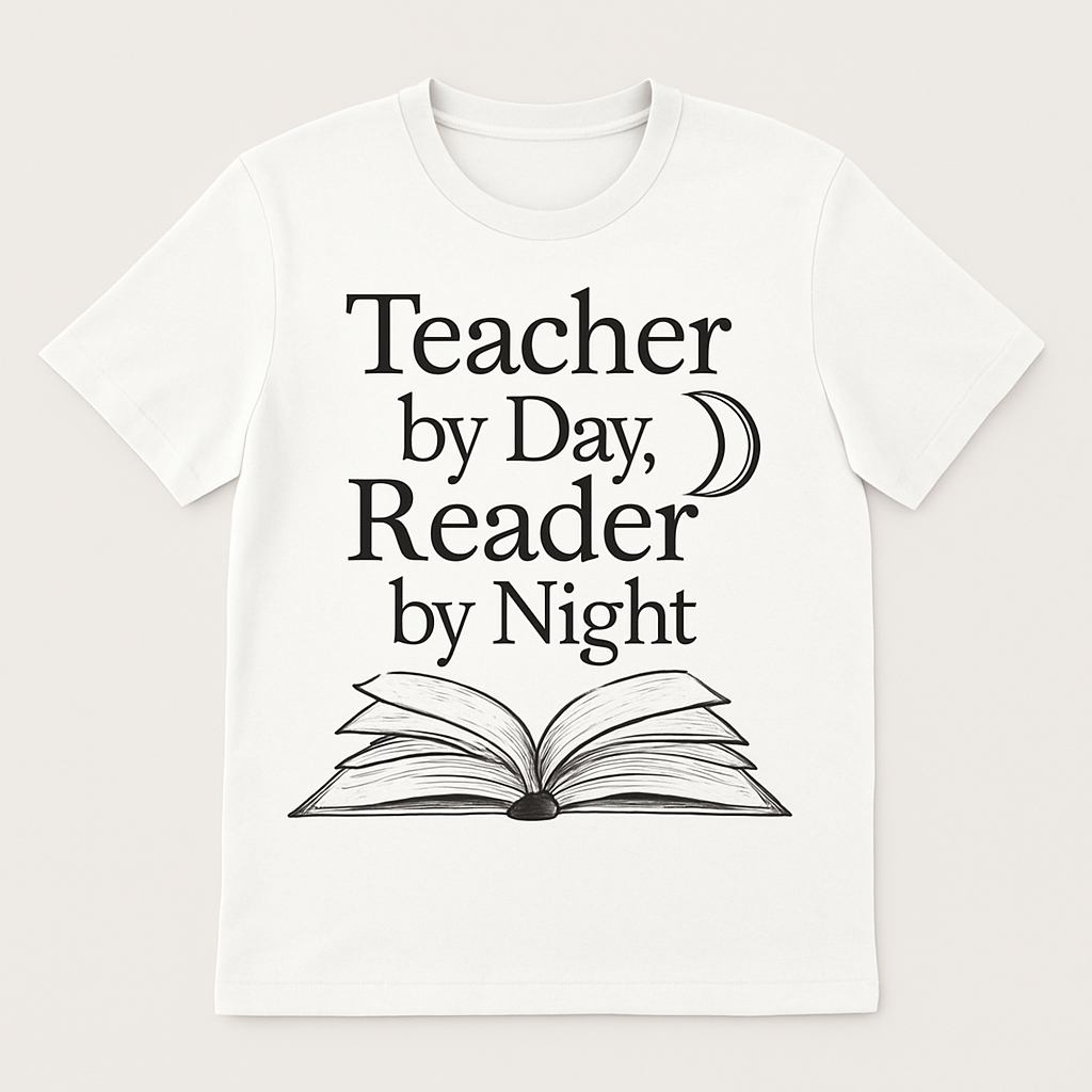 Teacher by Day Reader by Night T-Shirt – Cute Book Lover Tee for Teachers, Moon & Book Graphic Gift for Educators Teacher%20Life%20prompt%2019%20studio%20mockup.png