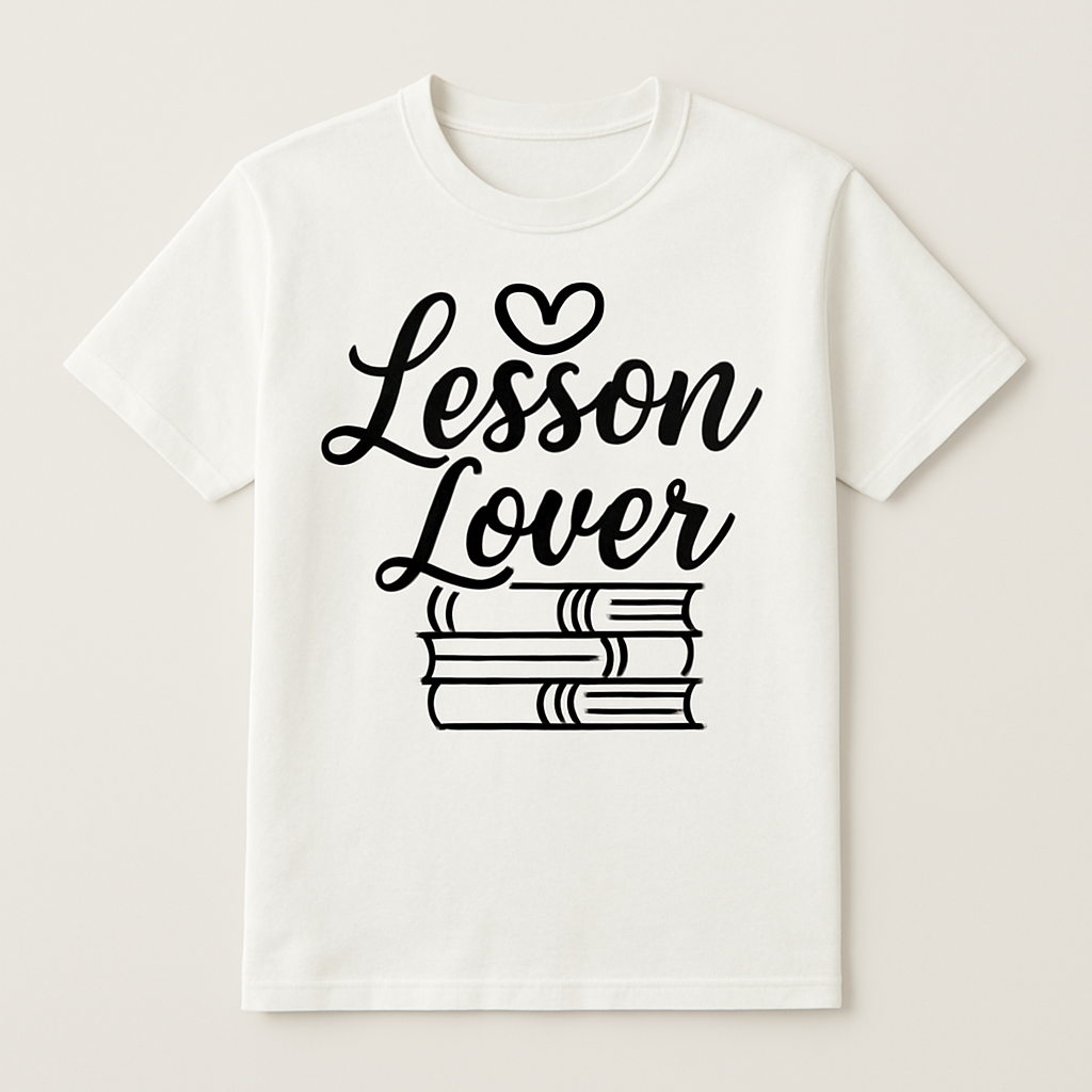 Lesson Lover Teacher Life T-Shirt – Cute Heart & Books Graphic Gift for Educators, Back to School Teaching Appreciation Tee Teacher%20Life%20prompt%2044%20studio%20mockup.png