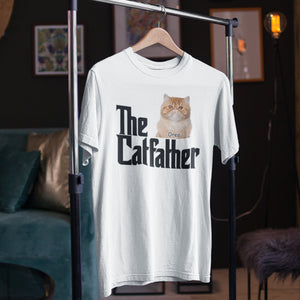 The Cat Father - Personalized Custom Photo Shirt