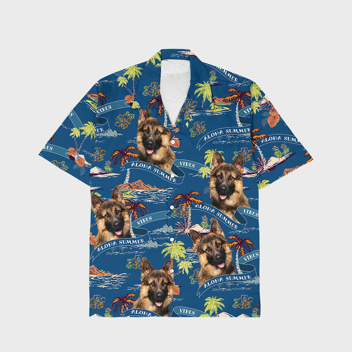 Personalized Photo Upload Dog Men's Aloha Buddies Shirt  , Personalized Dog Face Shirt, Personalized Aloha Buddies Shirt   TheAlohaBuddiesShirt1.jpg?v=1716879471