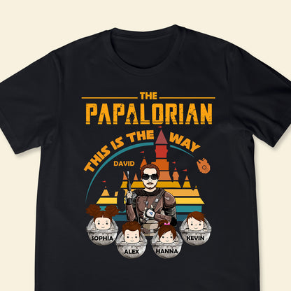 The Dadalorian This Is The Way - Personalized Apparel - Gift For Father, Daddy, Father's Day