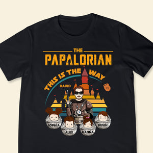 The Dadalorian This Is The Way - Personalized Shirt - Gift For Father, Daddy, Father's Day