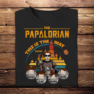 The Dadalorian This Is The Way - Personalized Apparel - Gift For Father, Daddy, Father's Day