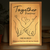 Together Forever From Our First Kiss Till Our Last Breath - Couple Personalized Custom Frame Light - Gift For Husband Wife, Anniversary