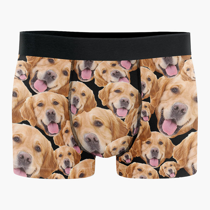 Custom Photo You're Mine - Dog & Cat Personalized Custom Boxer Briefs, Men's Boxers - Gift For Pet Owners, Pet Lovers