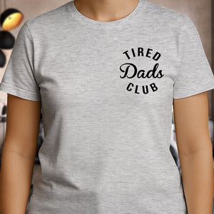 Tired Dads Club Construction Car Track Massage Funny Father Day Gifts For Dad - Personalized Shirt