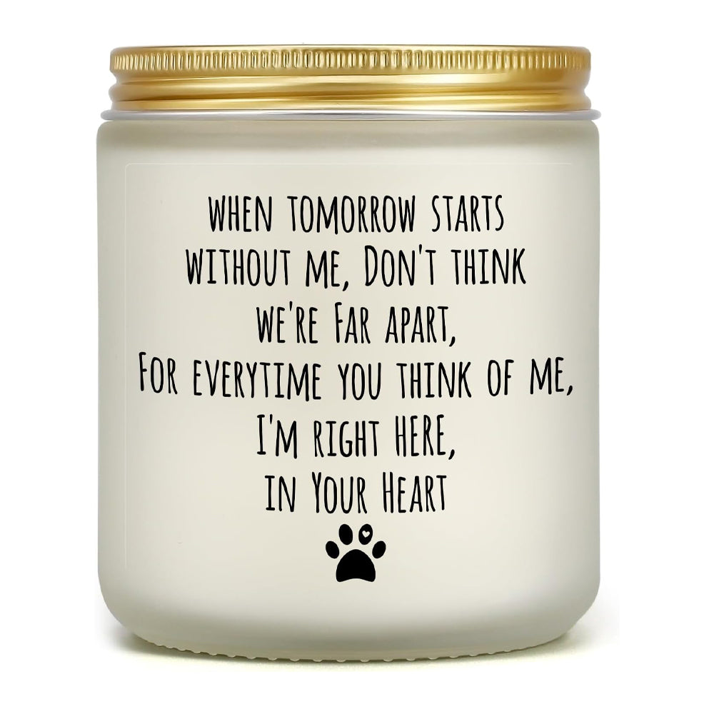 Dog Memorial Gifts for Loss of Dog, Pet Loss Gifts, Sympathy Candle for Cats Doggie Passing Away, Bereavement Remembrance Grief Condolence Present for Pet Lovers Friends Families in Memory of Doggie