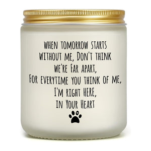 Dog Memorial Gifts for Loss of Dog, Pet Loss Gifts, Sympathy Candle for Cats Doggie Passing Away, Bereavement Remembrance Grief Condolence Present for Pet Lovers Friends Families in Memory of Doggie