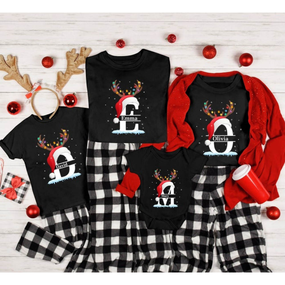Matching Family Christmas Shirts, Christmas Shirts,Custom Family Shirts,Personalized Christmas Gift,Family Photoshoot Shirts,Christmas Gifts