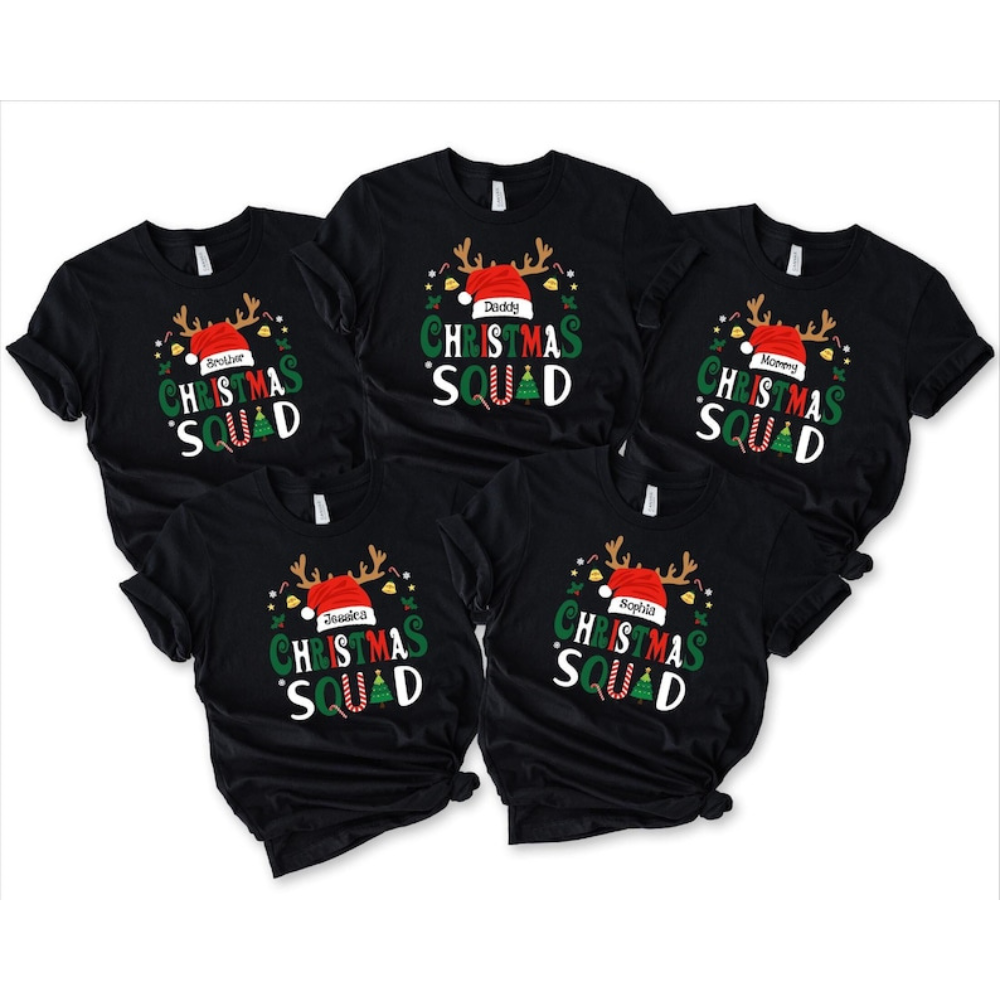 Christmas Squad Shirt, Family Christmas 2024 Shirts, Christmas Group Shirt, Christmas Family Shirt, Christmas Pajamas, Family Matching Shirt