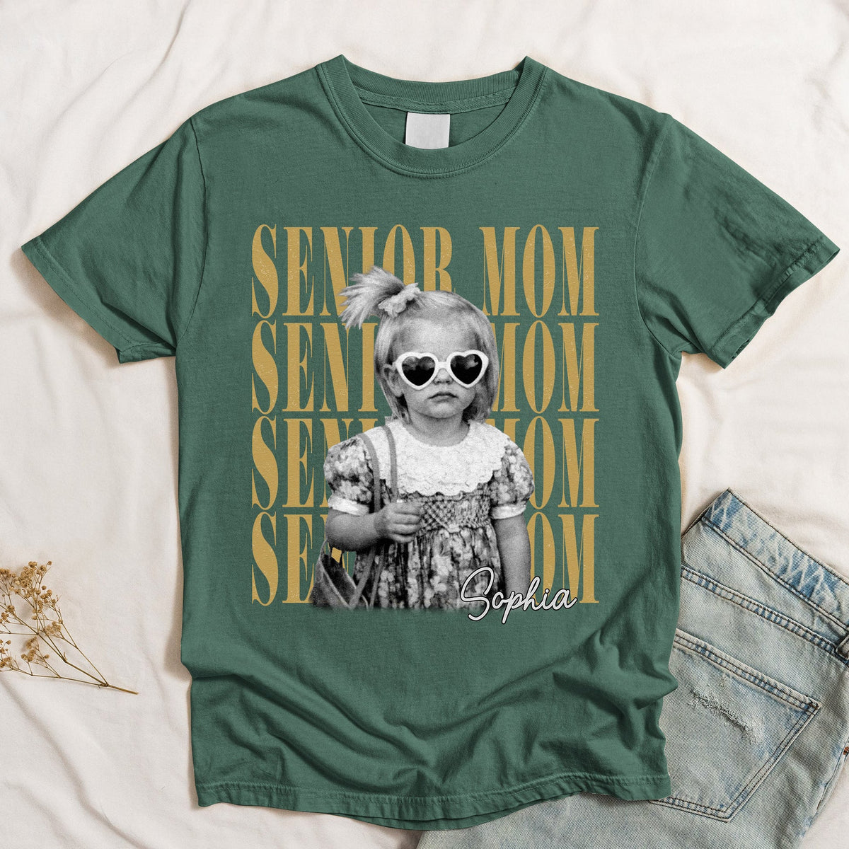 Vintage Photo And Year Senior - Personalized Shirt