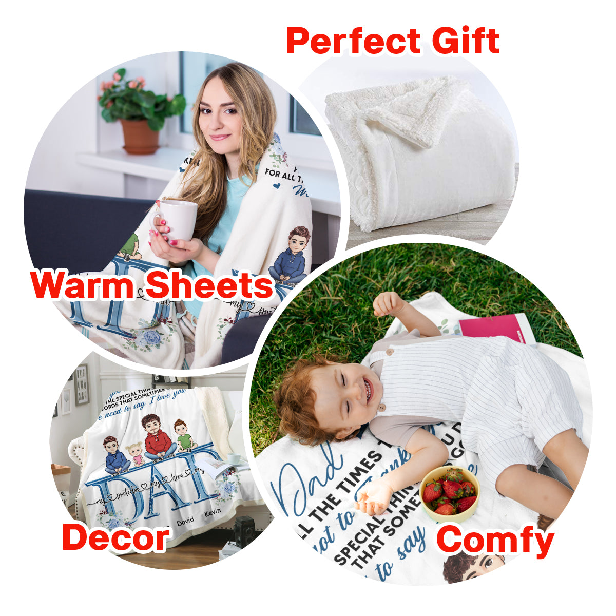 We Need To Say We Love You - Personalized Blanket - Gift For Father, Dad, Grandpa, Father's Day