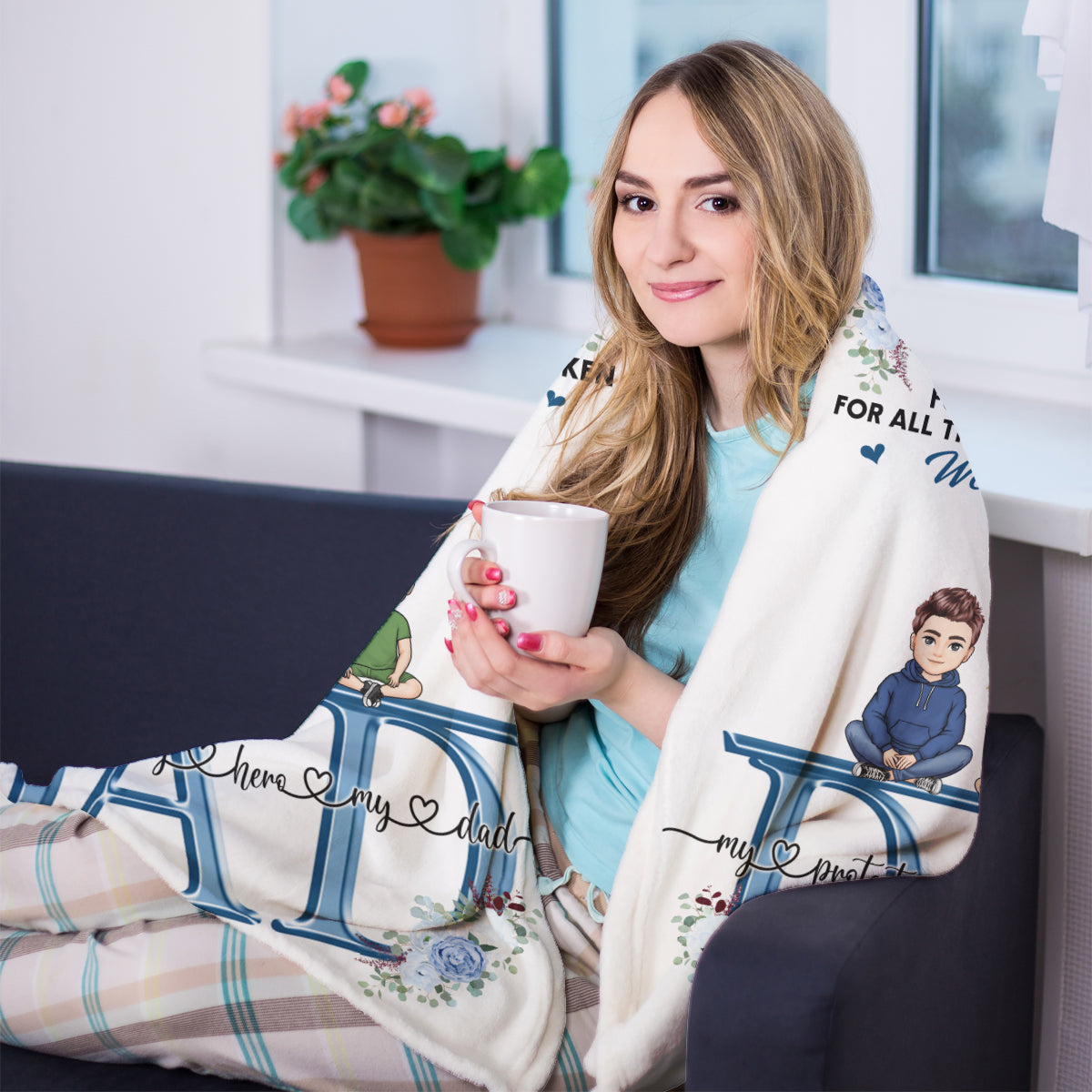 We Need To Say We Love You - Personalized Blanket - Gift For Father, Dad, Grandpa, Father's Day