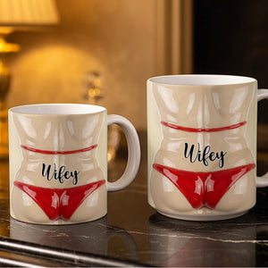 Personalized Coffee Cup, Gift For Christmas Lovers and Holiday Enthusiasts Fun and Flirt Valantine Gift For Boyfriend Gift For Husband