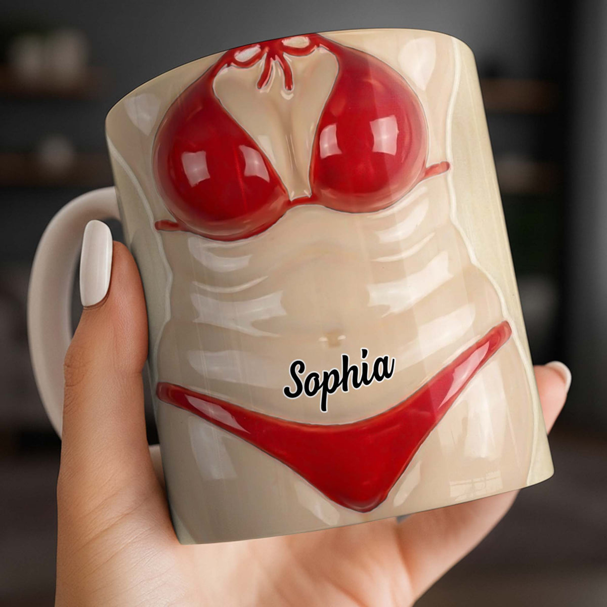 Personalized Coffee Cup, Gift For Christmas Lovers and Holiday Enthusiasts Fun and Flirt Valantine Gift For Boyfriend Gift For Husband