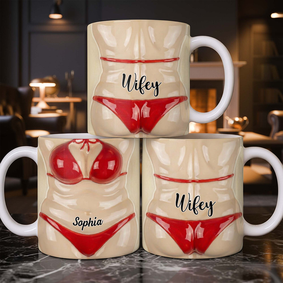Personalized Coffee Cup, Gift For Christmas Lovers and Holiday Enthusiasts Fun and Flirt Valantine Gift For Boyfriend Gift For Husband