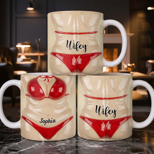 Personalized Coffee Cup, Gift For Christmas Lovers and Holiday Enthusiasts Fun and Flirt Valantine Gift For Boyfriend Gift For Husband