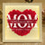 We Love You Mom - Personalized Flower Shadow Box With LED Light Mother's Day Birthday Gifts for Mom Wife from Daughter, Son, Husband and Keepsake Red