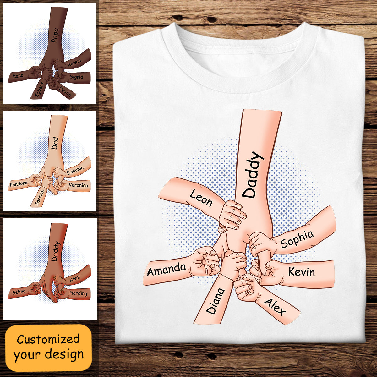 We Are Always By Your Side - Personalized Apparel - Gift For Father, Daddy, Grandpa, Father's Day