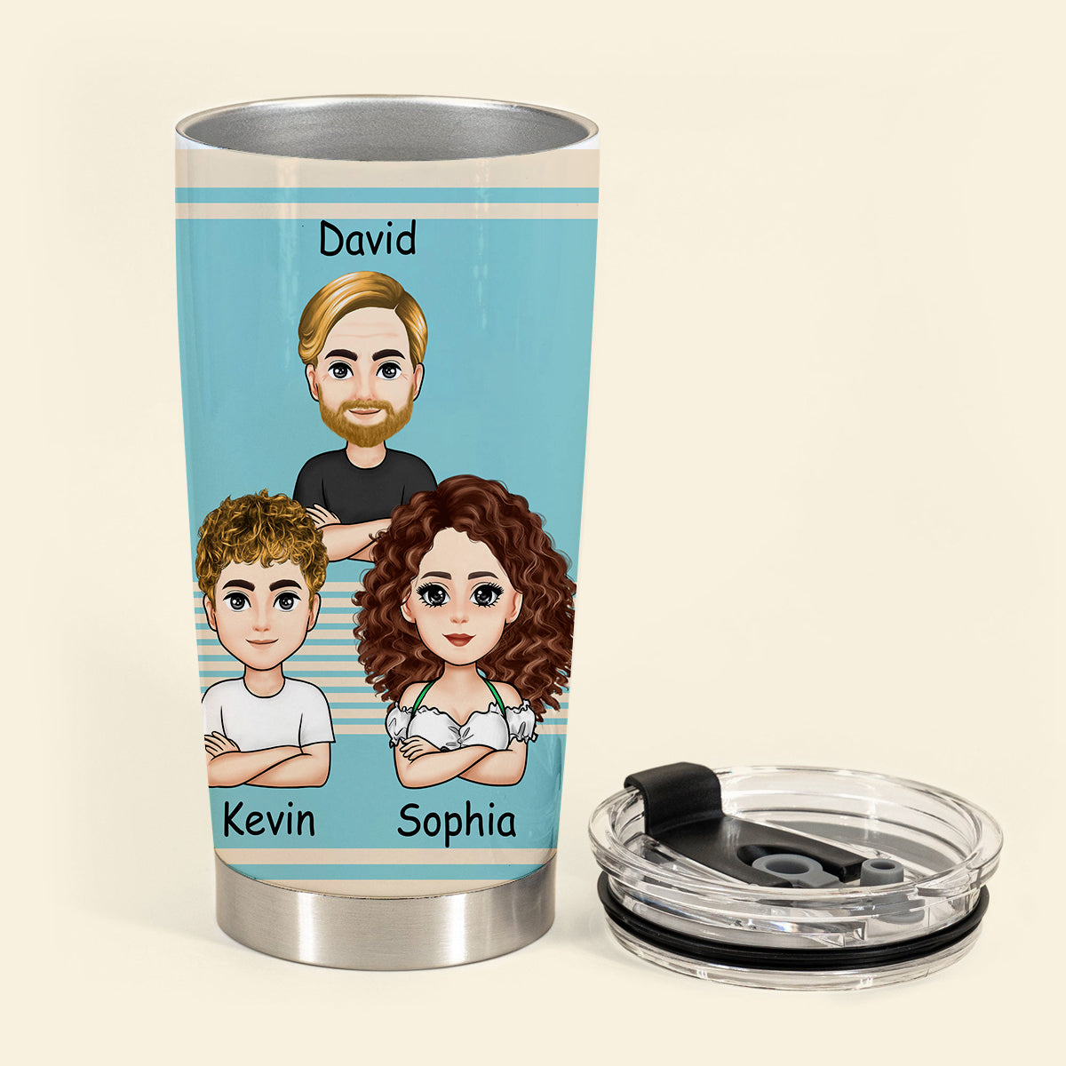 We're Awesome Thank You Retro - Personalized Tumbler - Gift For Father, Grandpa, Father's Day Gift