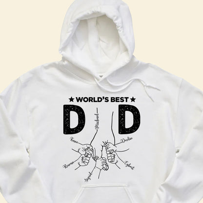 World's Best Dad - Personalized Apparel - Gift For Father, Grandpa, Father's Day Gift