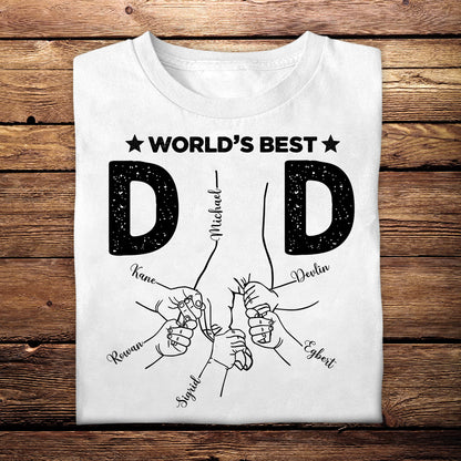 World's Best Dad - Personalized Apparel - Gift For Father, Grandpa, Father's Day Gift