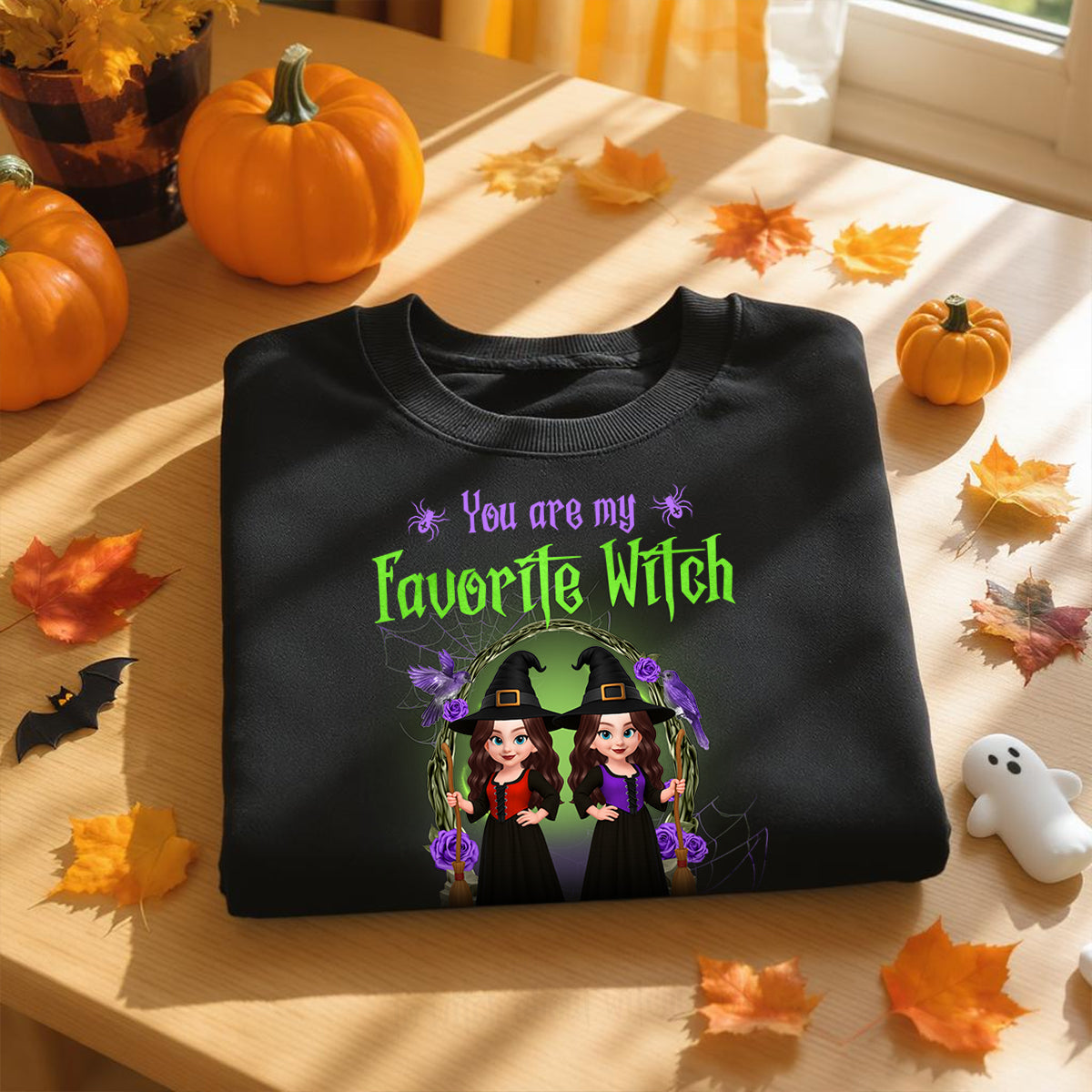 Halloween Witch Besties Witch About Witches Matching Personalized Sweatshirt