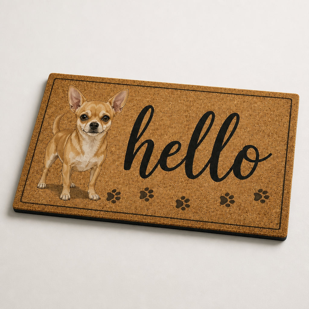Hello Chihuahua Doormat - Doormat a000b29b-da17-46d7-be06-c3e6b73cc606.jpg
