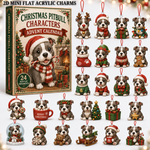 Christmas Pitbull Characters Advent Calendar 2026 - 24-Day Festive Countdown, Acrylic Charms Blind Box - Gift For Pitbull Lovers a0021357-2a5c-47fe-85f3-45a316f377c6-pitbull-text.png