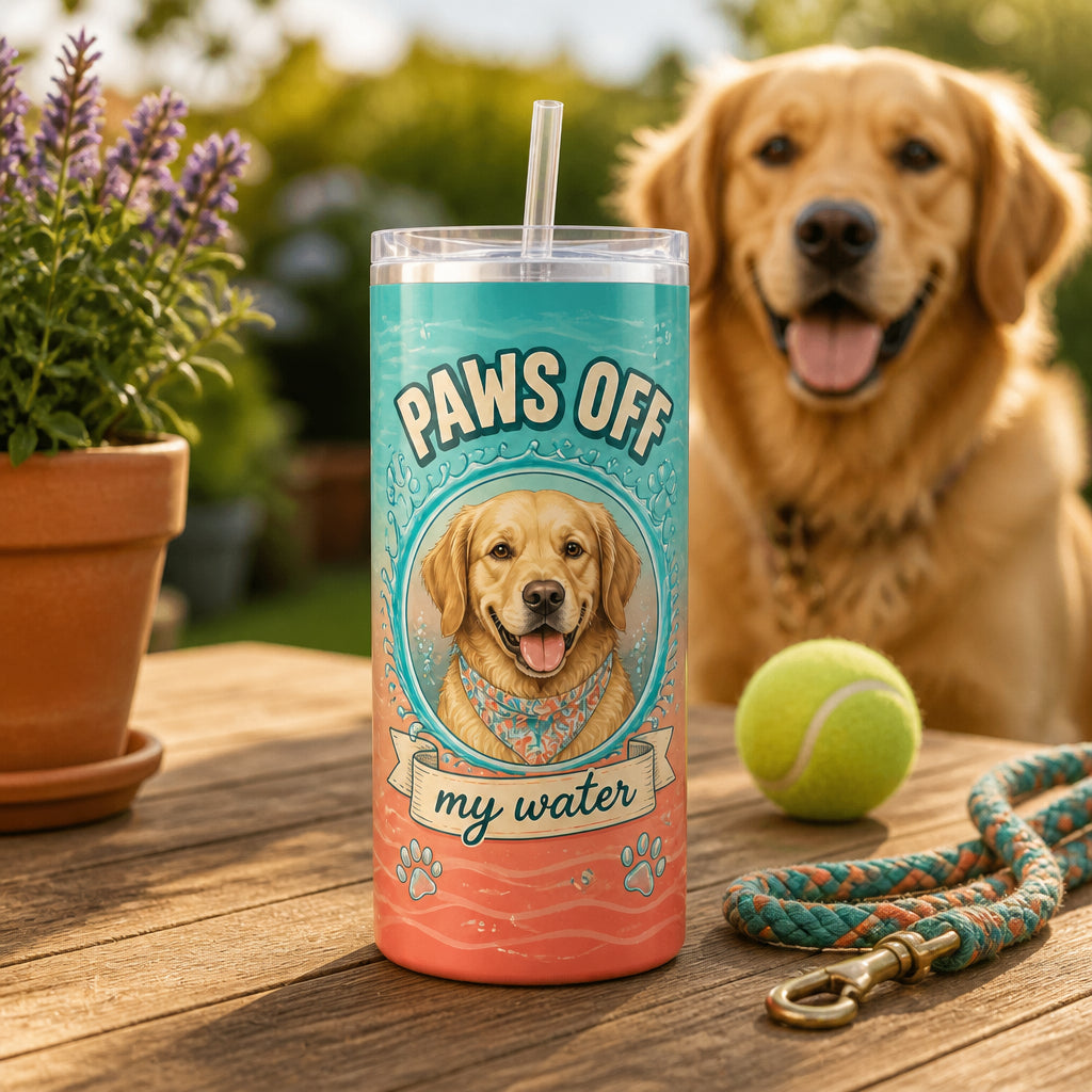 Paws Off My Water – Custom Pet Portrait Tumbler - Personalized Tumbler a004dfb6-84d0-46f9-afc2-9d5496548fdf.jpg