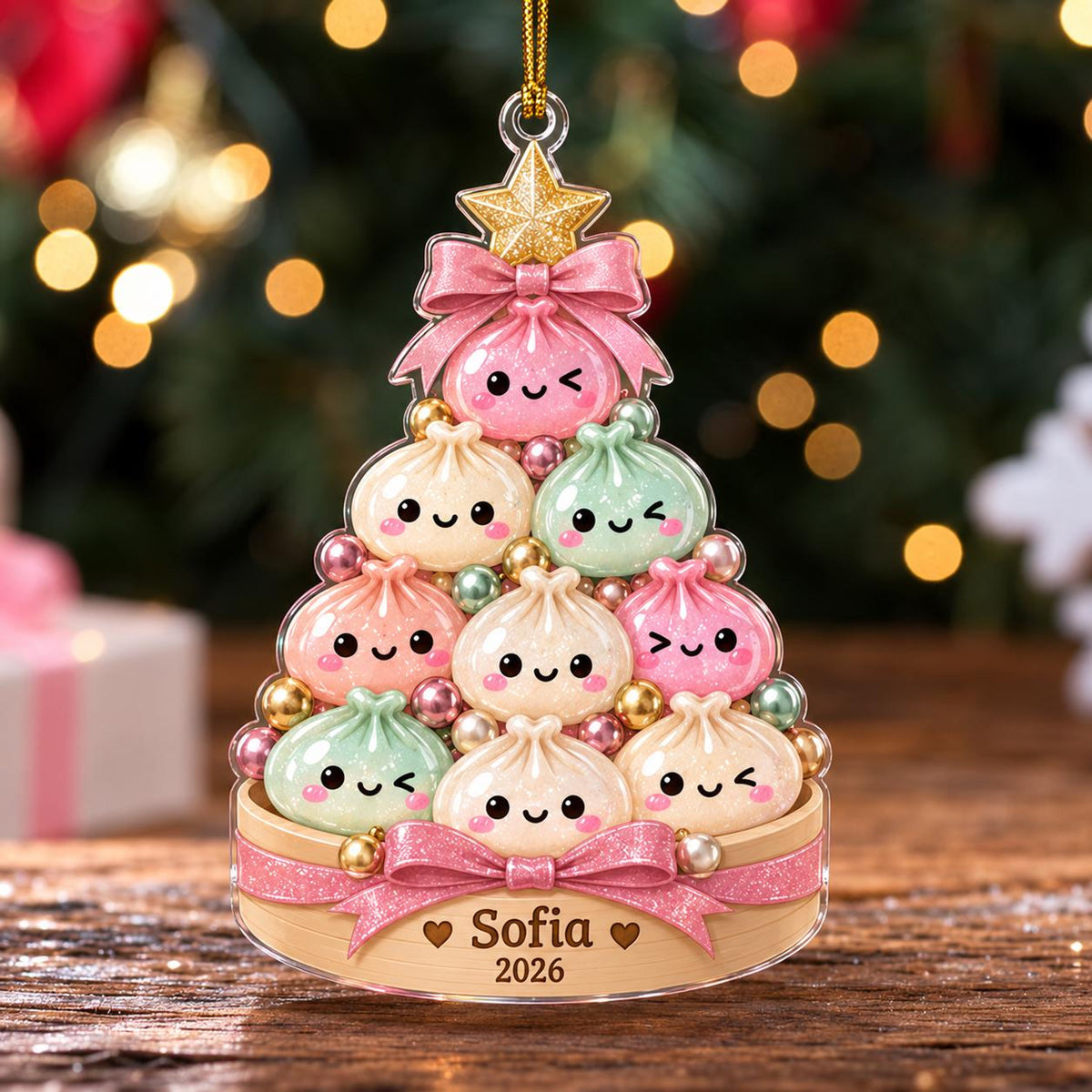 Personalized Squishy Ornament, Custom Name Christmas Ornament, Squishy Collector Gift for Kids, Cute Dumpling Ornament, Boy Girl Xmas Gift a00568a1-1c33-4516-89e5-955241ff28e8-3.jpg
