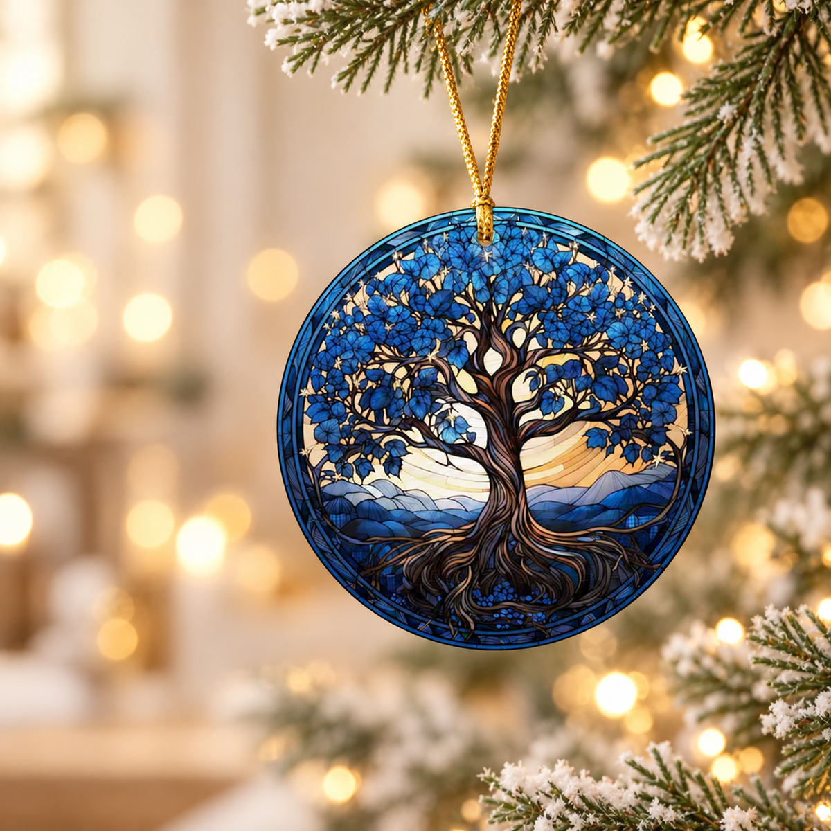 Jewish Hanukkah Tree Of Life Ornament, Dreidel Menorah Star Of David, Chanukah Ornaments, Family Friends Gifts a03104bd-4e8b-4431-91e2-79fd5d676760-Qu-treo-c-y-s-s-ng-xanh-4.png