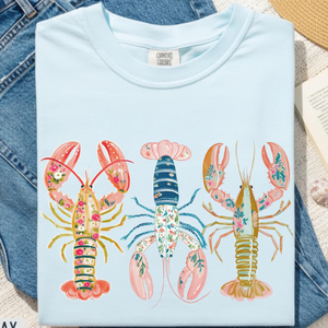 Coquette Lobster Shirt Preppy Coastal Beach Vacation Graphic Tee, New England Summer Vacation Shirt, Coastal Grandma Lobster Lover Gift a034cfbf-f75d-4bda-ac55-c18b589e154a-1.png