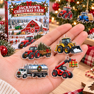 Personalized Farm Advent Calendar 2026, Tractor Christmas Countdown, Farm Vehicle Ornaments, Custom Name Gift for Boys and Tractor Lovers a03b0896-5abc-45b0-8a4a-c6d6e3bbb8dd-il_1588xN.8649052483_6exw.jpg
