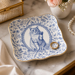 Custom Pet Portrait Jewelry Plate – Vintage Botanical Cameo - Personalized Jewelry Plate a03d4222-7c30-4157-a836-c71230f56b03.jpg