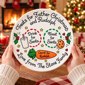 Treat For Santa and Ruldoph, Personalised Christmas Eve Santa Plate, Housewarming Family Gift a049d1c7-17ad-4aa3-b448-d11ea3059f79-banner-2.png