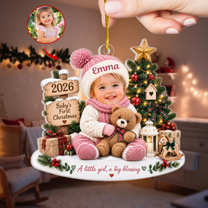 A Little Baby A Big Blessing - Personalized Acrylic Ornament, Gift For Baby, First Christmas Ornament With Custom Baby's Photo & Name a04eaf71-1abf-48a4-b3b5-7f07245ae33b-t-i-xu-ng-83-.png