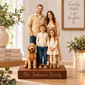 Personalized Family Figurine, Custom Family Portrait Statue, Wooden Family Keepsake, Gift For Mom Dad, Family Gift With Dog a055a169-ecf4-413c-b7ea-73a4ecffa8ab-15b4c6ad-f198-4ff1-a4f4-ee498ff61a9e.png