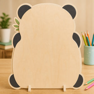 Kawaii Panda First Day Of School Standing Board — Personalized Name - Personalized Wooden custom shape Standing 2 layer (5mm) a05e4314-9b62-498b-a2c3-9366b341cc1a.jpg