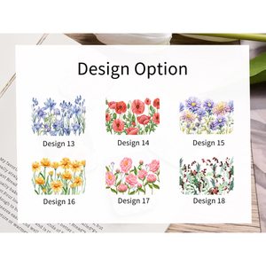 Personalized Magnetic Leather Bookmark, Floral Name Book Accessory, Birth Flower Bookmark, Book Lover Gift, Teacher Gift a06af879-ee65-4037-967f-864343d07984-10.png