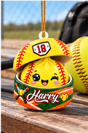 Personalized Softball Dumpling 3D Relief Ornament 2026, Softball Ornament, Squishy Dumpling Ornament, Sport Ornament, Kids Christmas Gift a074c1d6-0f8e-496b-9ca9-de52346cf2f1-mockup_6_ballfield.png